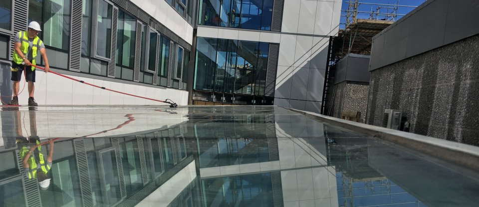 Exterior building maintenance